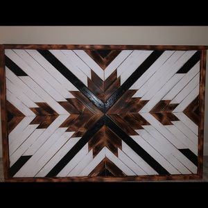 Geometric Wood Wall Art